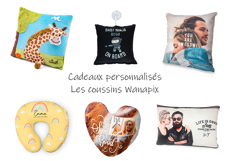 Coussin personnalisé à offrir en cadeau de Noël