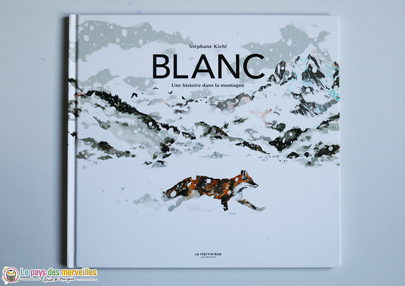 Couverture du livre Blanc une histoire dans la montagne