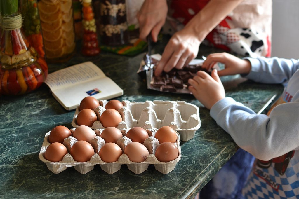 Cuisiner avec les enfants