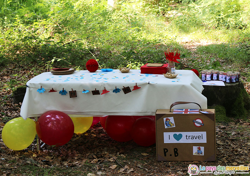 Anniversaire enfant dans la forêt