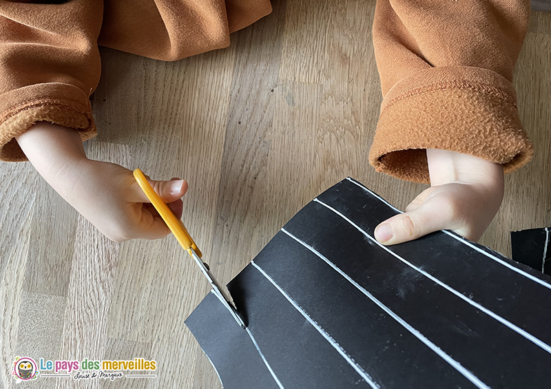 découpage bandes maternelle 