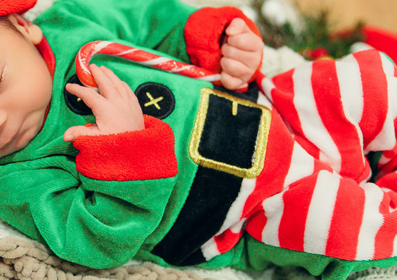 Déguisement pour bébé lutin de Noël 