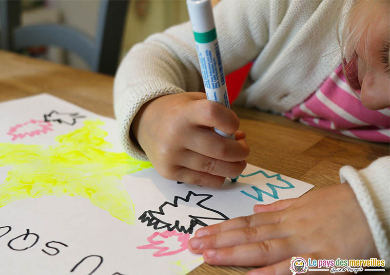 Dessiner des étoiles en maternelle