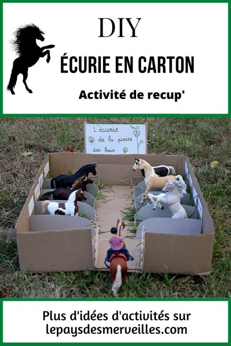 DIY écurie en carton