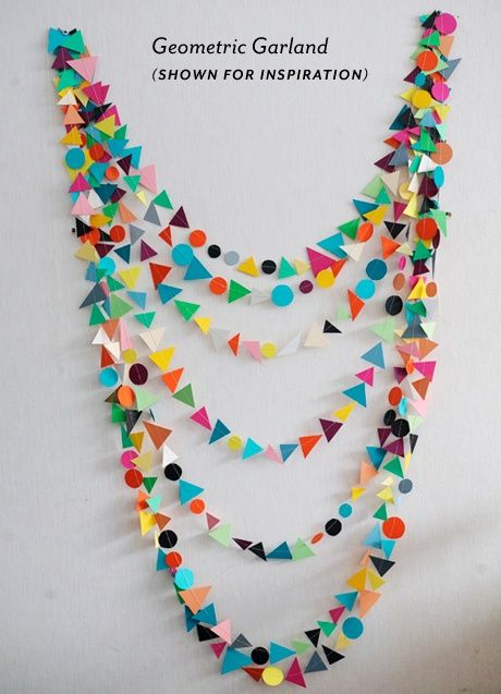 guirlande carnaval DIY