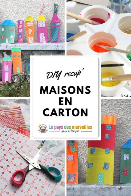 Invitation à créer : les maisons en cartons (DIY recup')