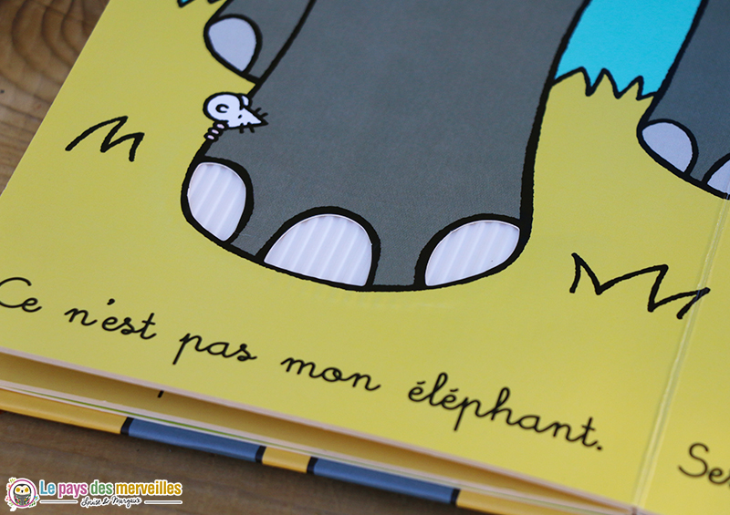 Patte éléphant à toucher