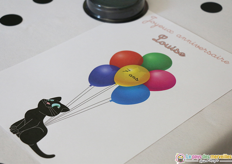 Anniversaire animaux: jeu des empreintes