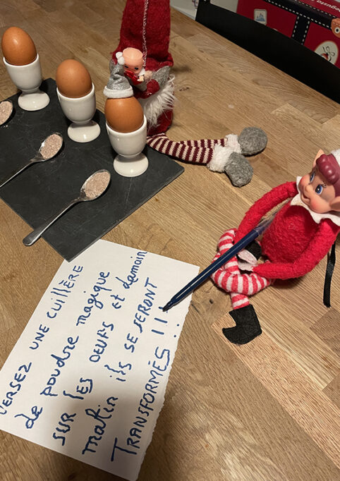 Expérience magique lutin de Noël 