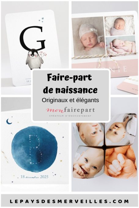 Faire-part de naissance 