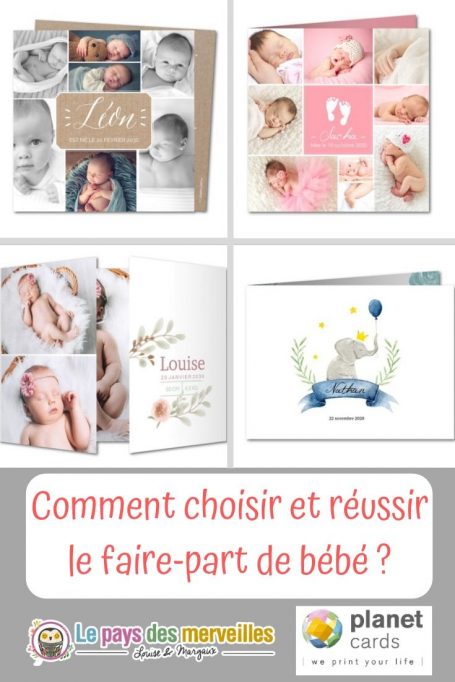 Comment choisir le faire-part de naissance de bébé ? 