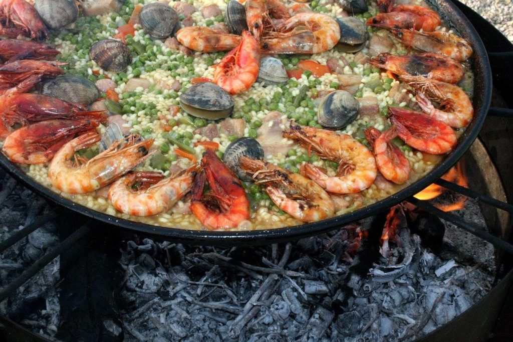 recette de la paella, plat familial