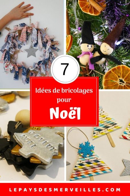 7 idées de bricolages de Noël à faire avec les enfants