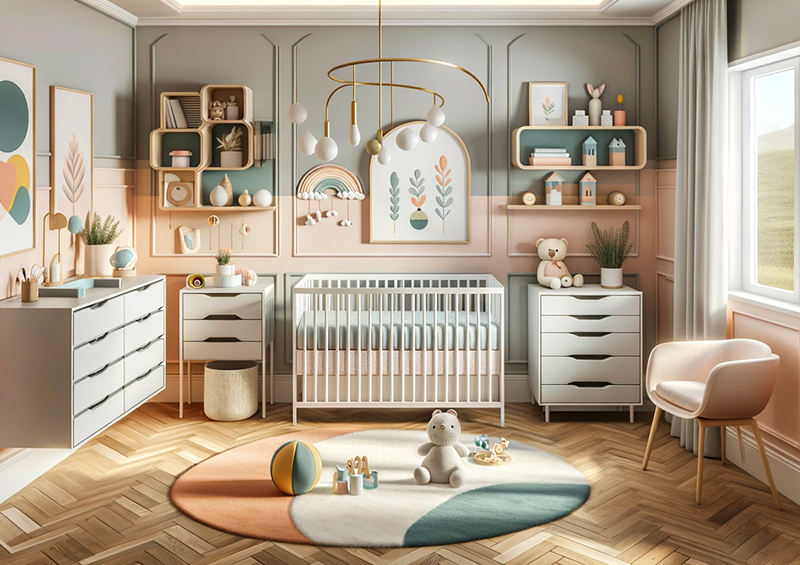 aménagement et idée décoration chambre bébé