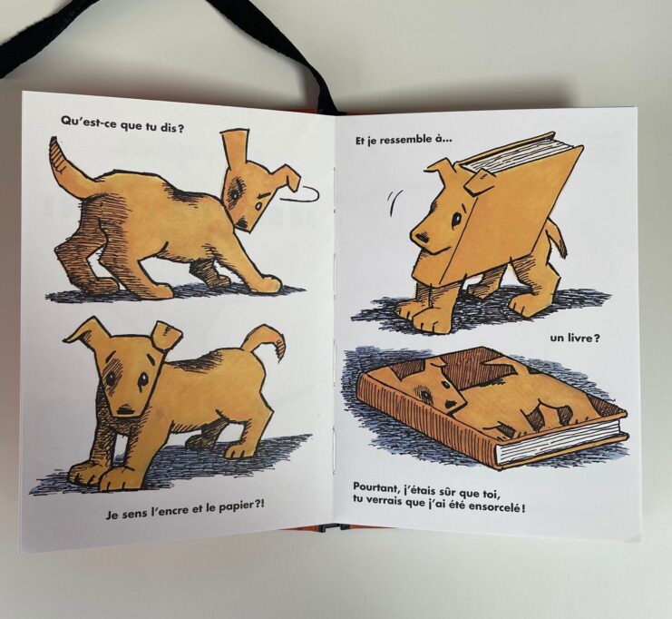 Livre interactif chien