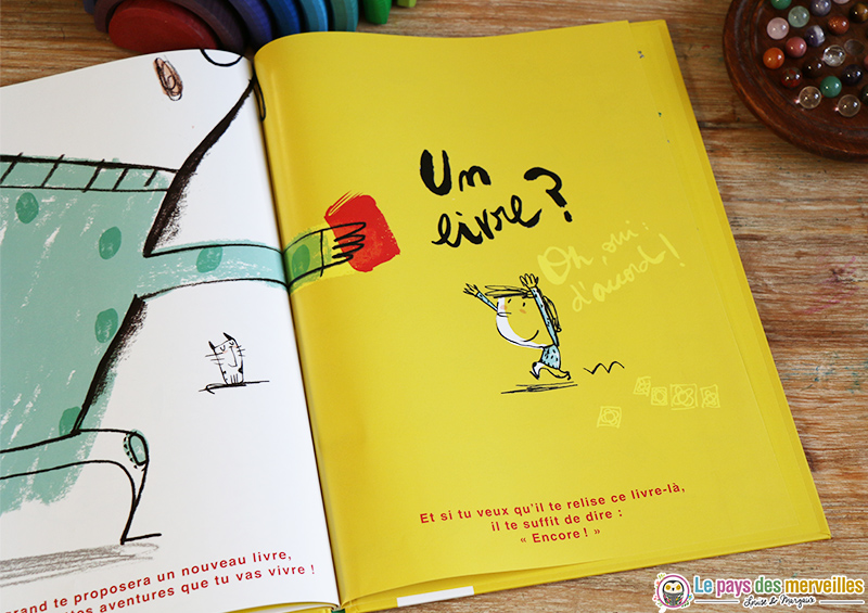 Illustrations du livre Oh non, pas un livre ! 