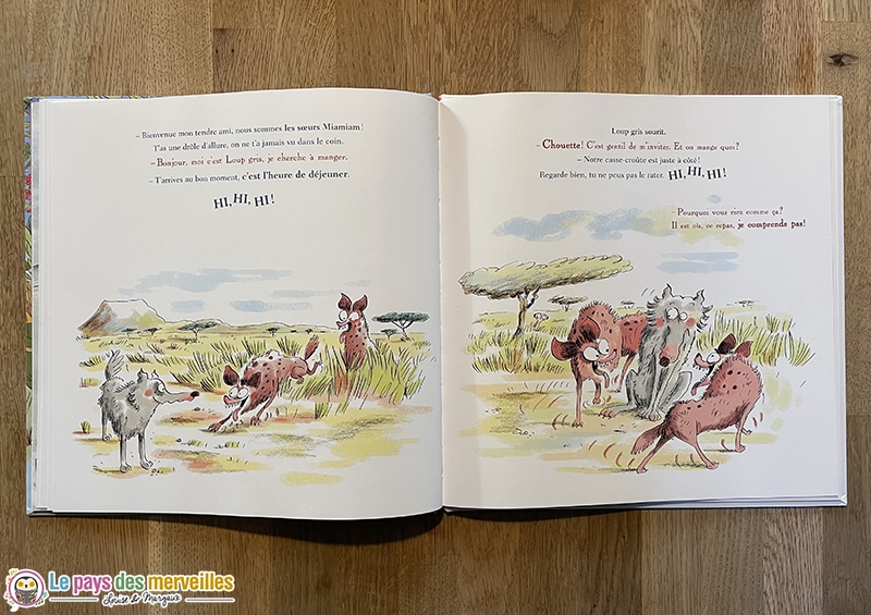 Livre humour enfant loup