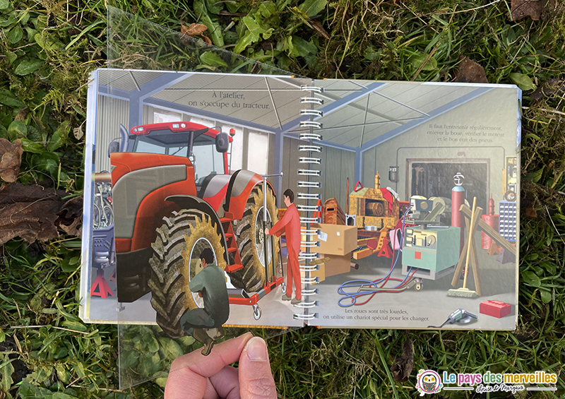 livre enfant tracteur
