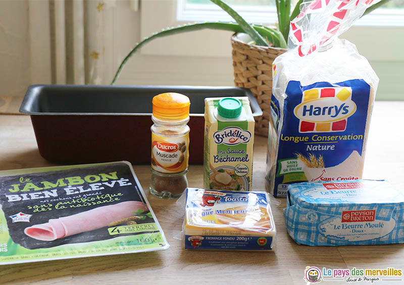 Ingrédients pour faire un croque-cake