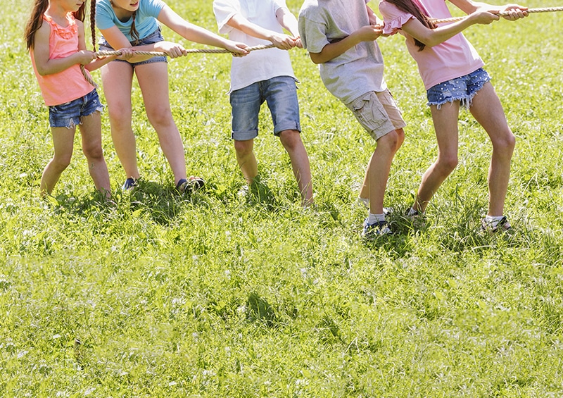 Jeux et animations enfant camping