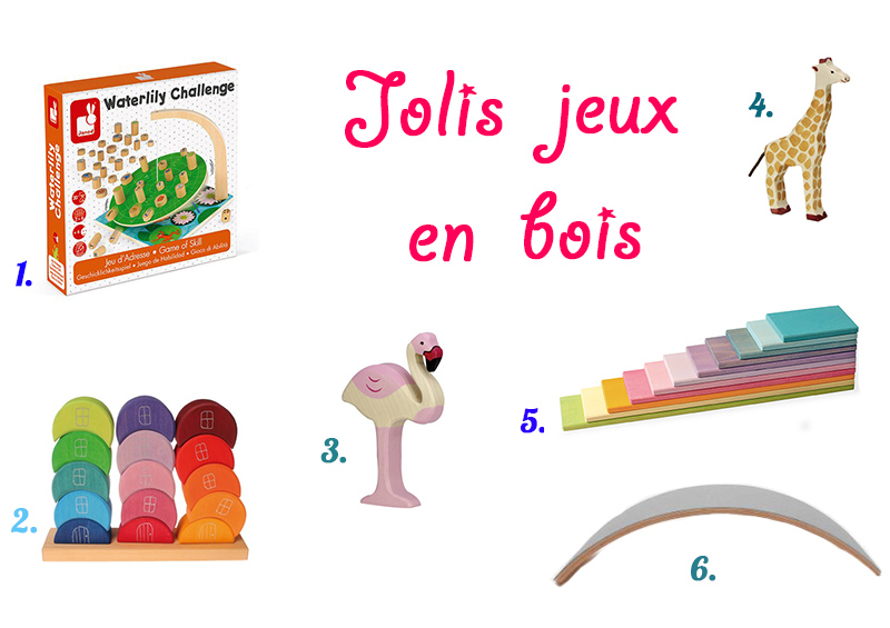 Idées cadeaux jeux en bois pour une petite fille de 5 ans