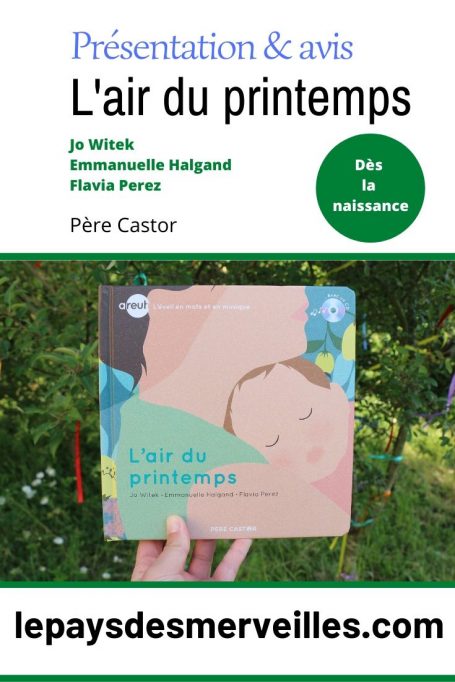 Avis sur le livre pour bébé L'air du printemps