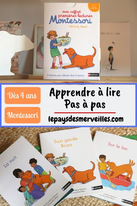 Mon coffret jeux premières lectures Montessori - dès 5 ans