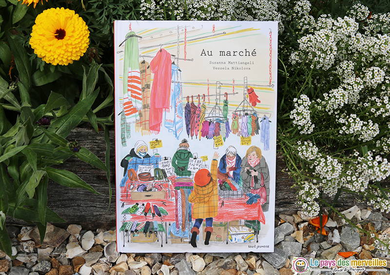 Livre pour enfant sur le thème du marché