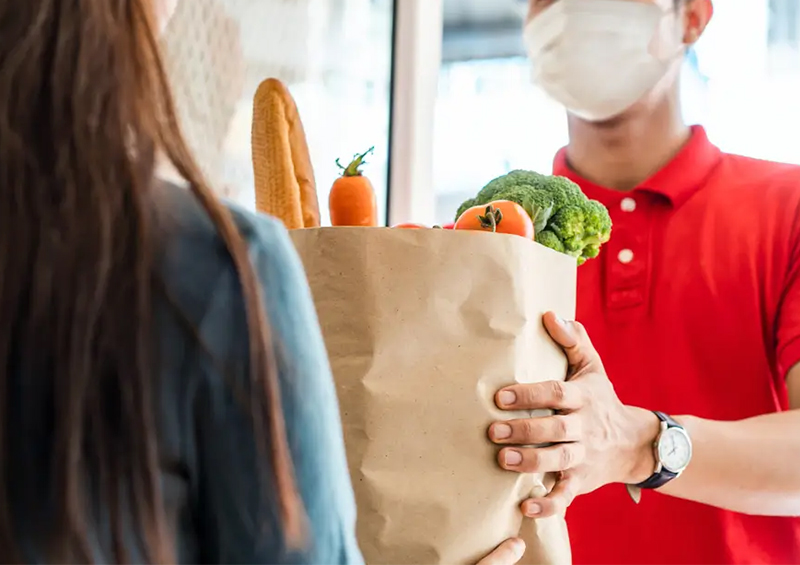 Livraison des courses à domicile