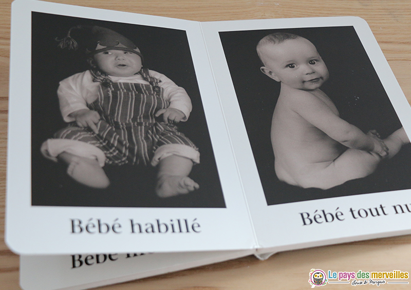 beaucoup de beaux bébés, livre en noir et blanc