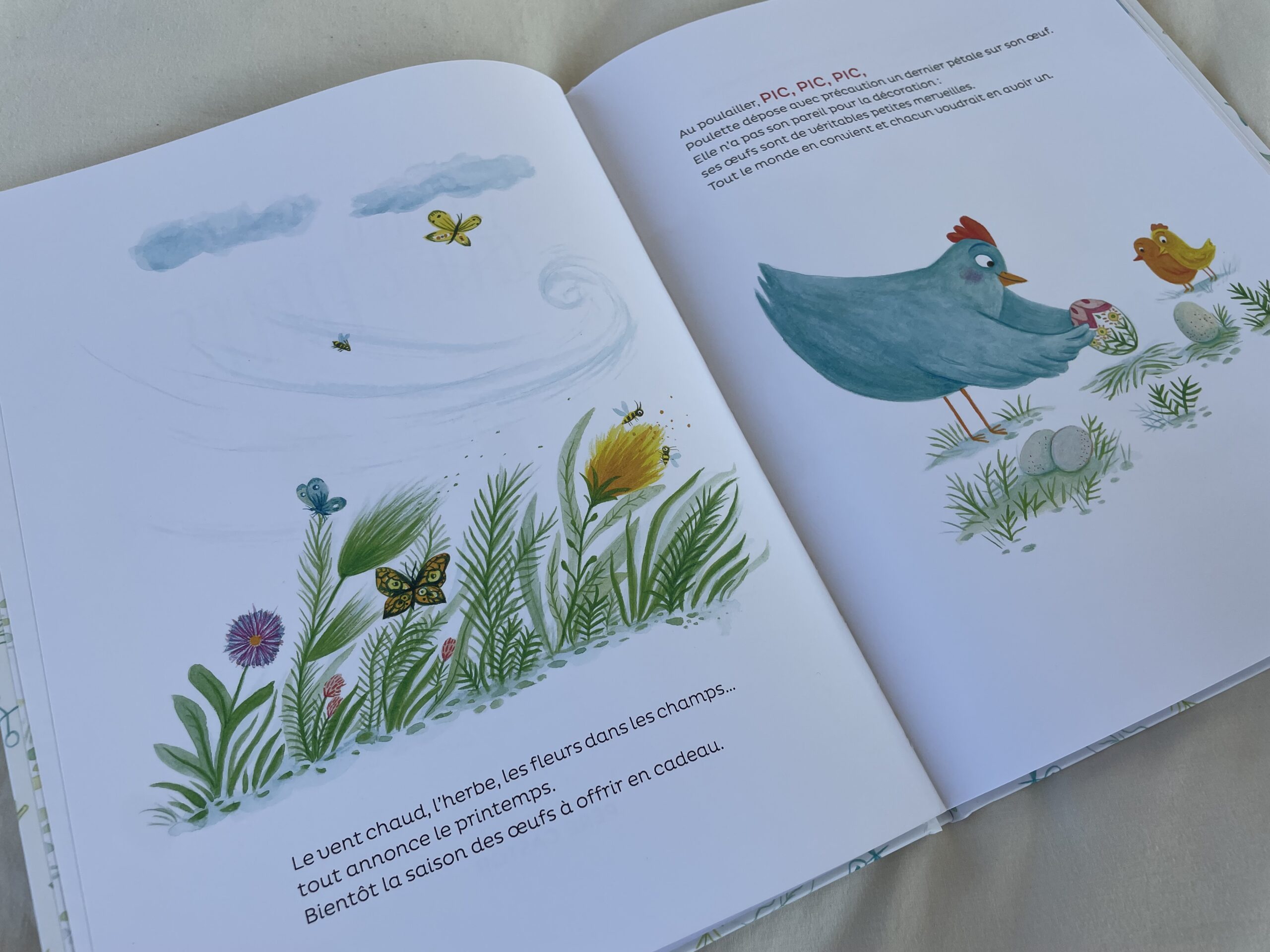 Illustrations Le premier lapin de Pâques
