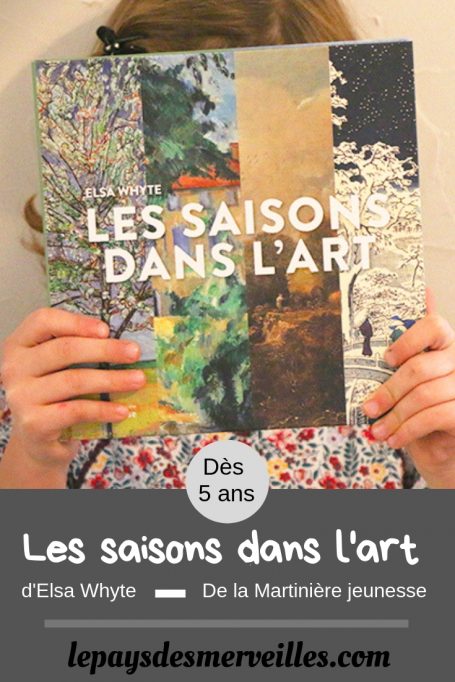 Livre pour enfant Les saisons dans l'art