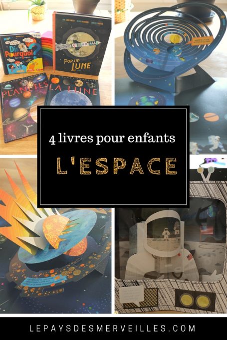 Livres pour enfants sur le thème de l'espace