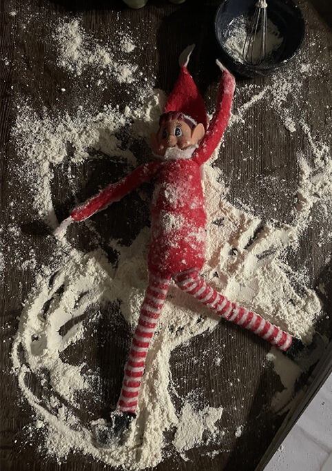 Bêtise de lutin dans la farine