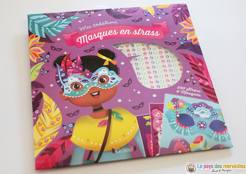 Pochette enfant pour faire des masques en strass