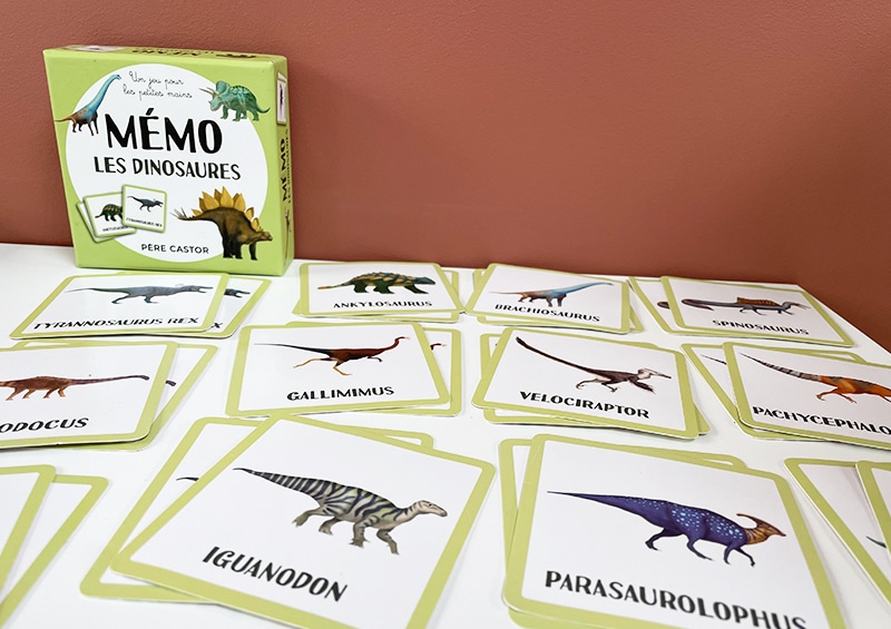 mémo les dinosaures père castor