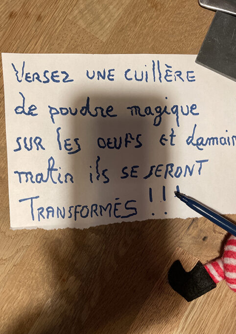 Mot des lutins pour expérience magique 