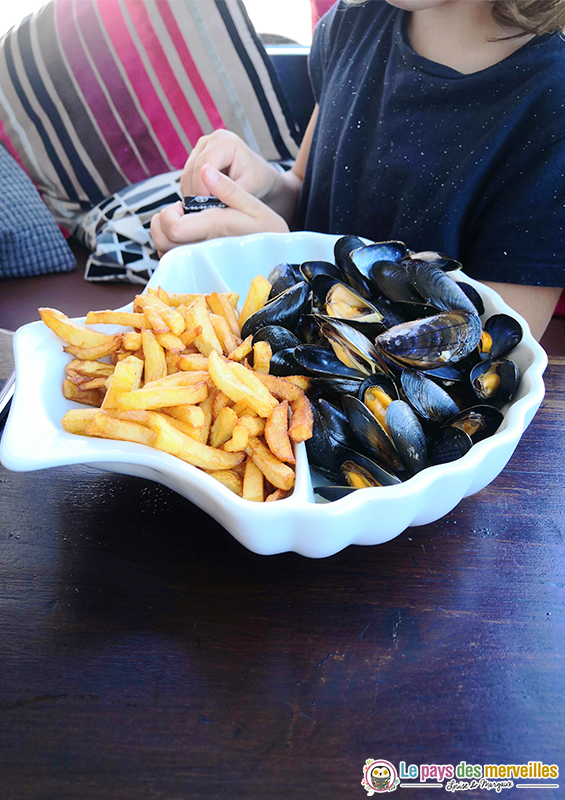 moules frites Restaurant L'Albatros Audierne