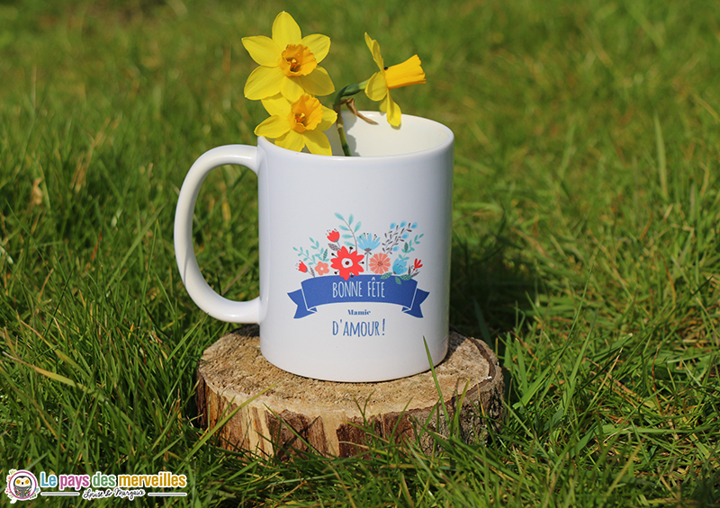 mug personnalisé pour la fête des grands-mères