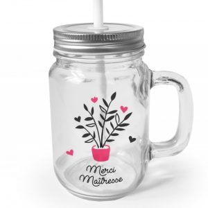 mug en verre personnalisé pour les maîtresses