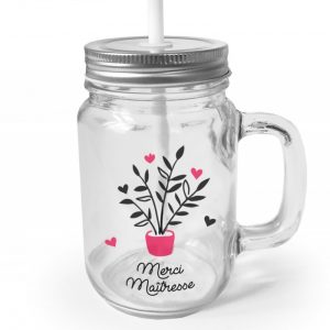 mug en verre personnalisé pour les maîtresses