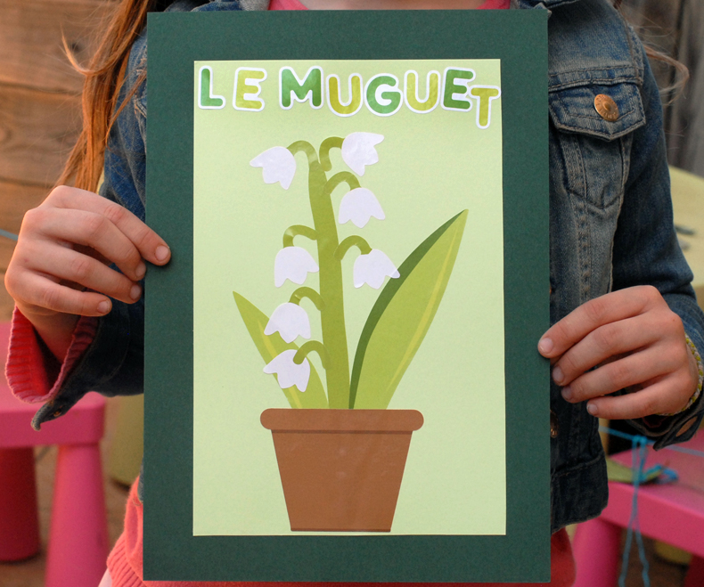 Muguet en gommettes