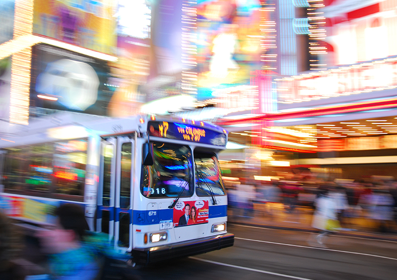 Times Square la nuit