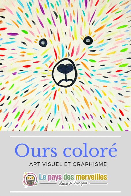 ours coloré art visuel et graphisme