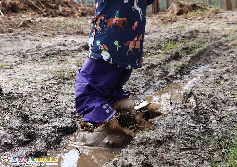 Pantalon enfant pour sauter dans les flaques