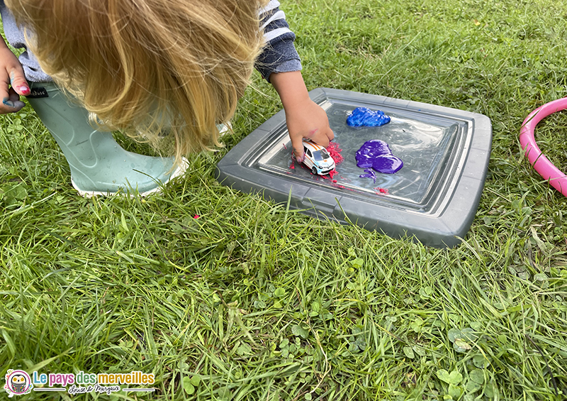 peinture voiture enfant