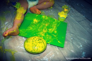 peinture sur le corps enfant