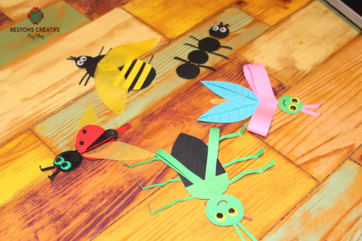 insectes en papier