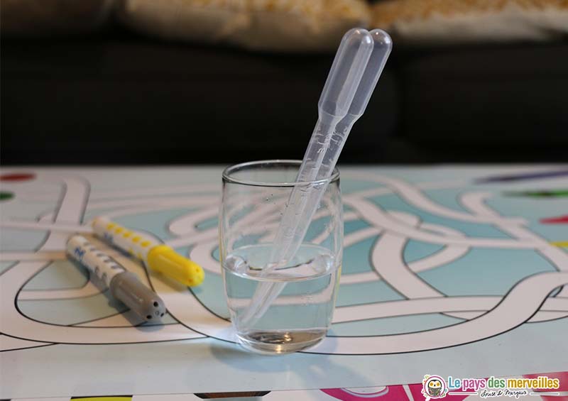 Petite pipette en plastique