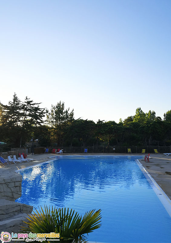 Piscine du camping Campéole de la plage des Tonnelles à Saint de de Monts